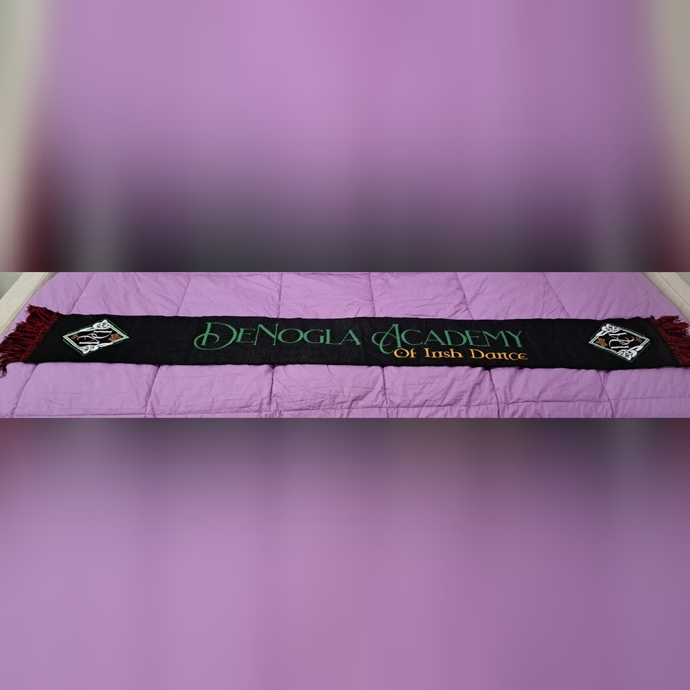 DeNogla Academy of Irish Dance Ruffneck Scarf 70" Long